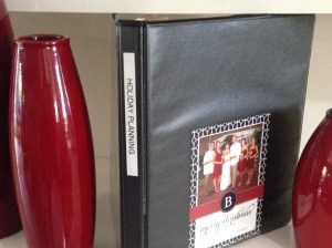 Holiday Planning Binder